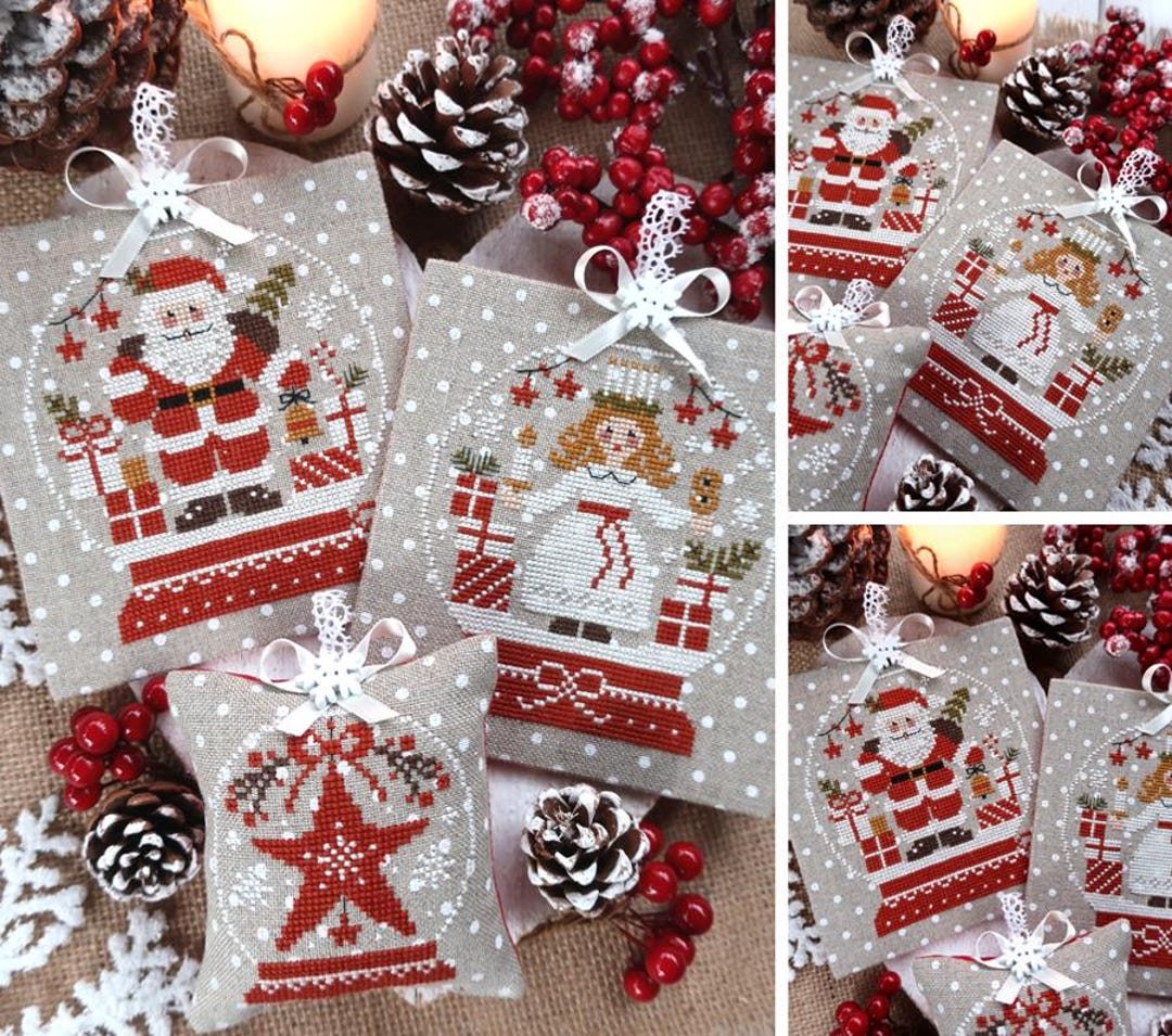 Christmas Snow Balls III - PDF DIGITAL Cross Stitch Pattern - Etsy