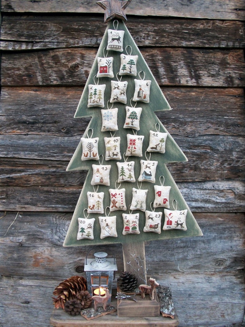 Fairytale Advent Calendar PDF Digital Cross Stitch Pattern Etsy
