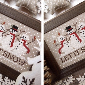 Let It Snow - PDF DIGITAL Cross Stitch Pattern - Etsy