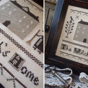 The Witch's Home - Little Primitives Series - PDF Digital Cross Stitch ...