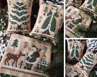 Green Christmas - The Colors of Christmas Series - PDF DIGITAL Cross Stitch Pattern