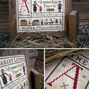 The Scarlet Letter - Little Primitives Series - PDF Digital Cross ...