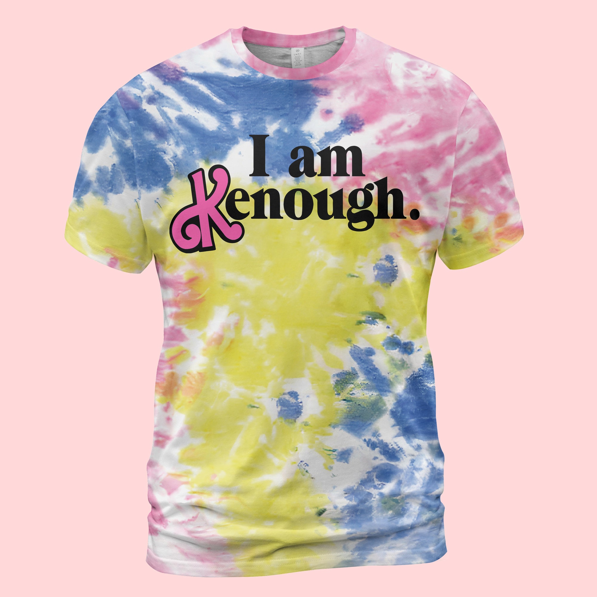 T-shirt Femme Ken Tie Dye Taille L - Multicolore, Coton/polyester, Coupe Relaxed, Neuf Avec étiquette