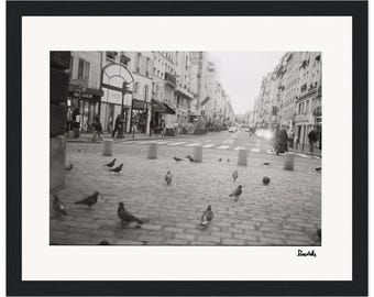 Pigeons, 35mm Half Frame Film Print