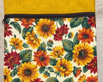 Sunflower Project Bag for Cross Stitch Needlework