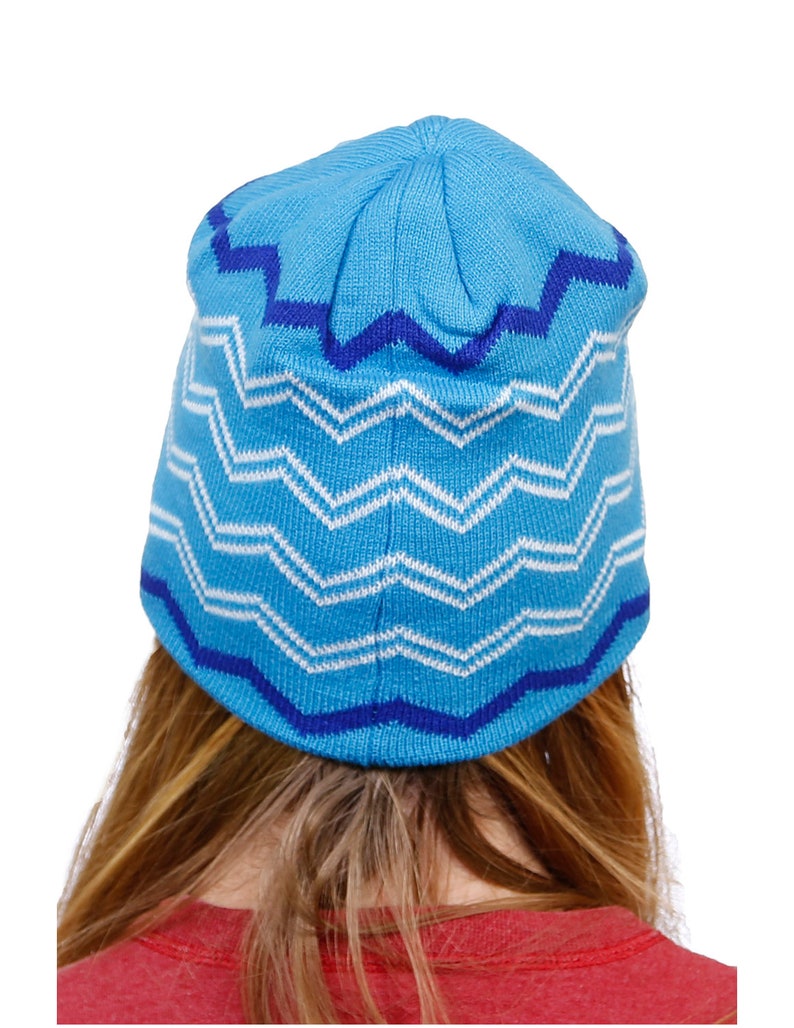 Grateful Dead Knit Beanie Hat Blue Dancing Bear Deadhead Etsy