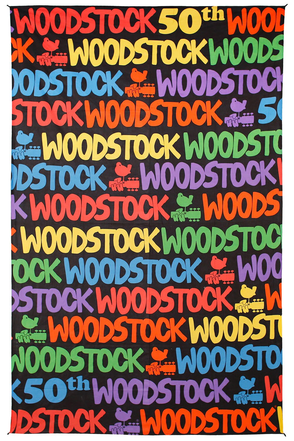 3d Woodstock 50th Anniversary Festival Tapestry Free 3d Etsy