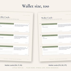 Food Allergy Chef Card Printable, 6 Language Restaurant Translation, Fillable Travel Allergen Wallet Size image 4