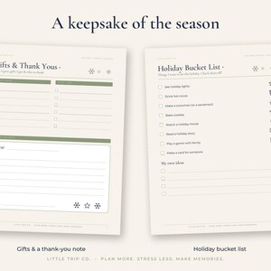 Christmas Kids Travel Journal, Printable Holiday Trip Diary, Fillable Winter Vacation Activity Book image 4