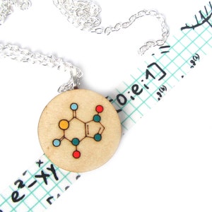 Chocolate Lover Wooden Necklace
