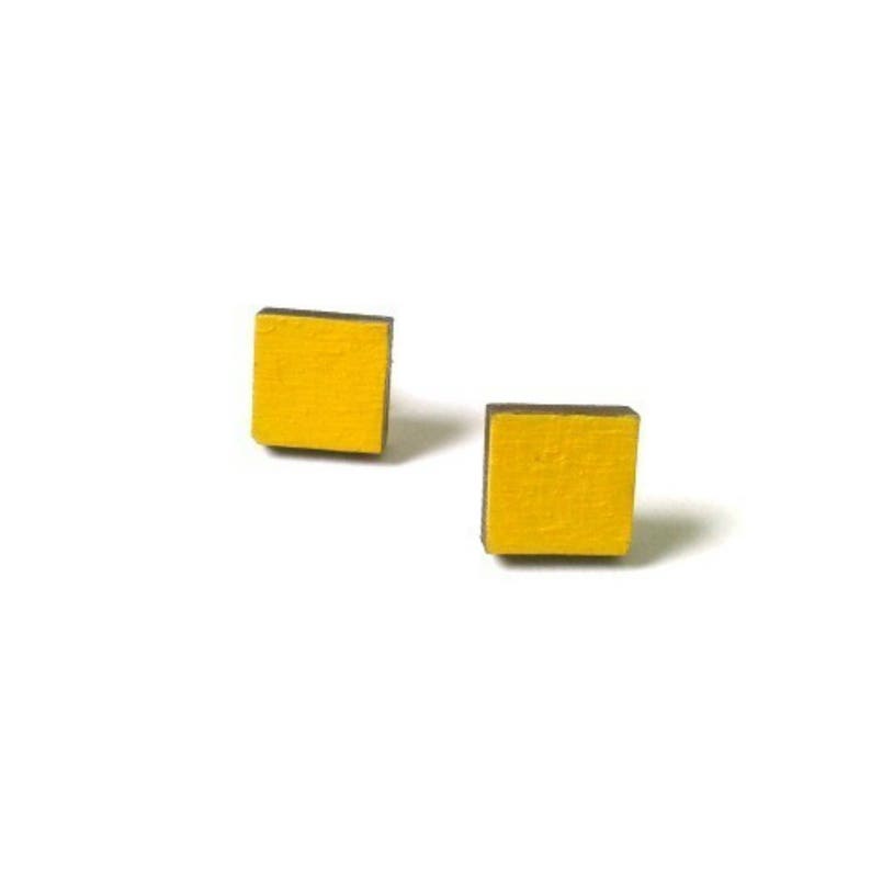 Geometric Square Earrings image 5