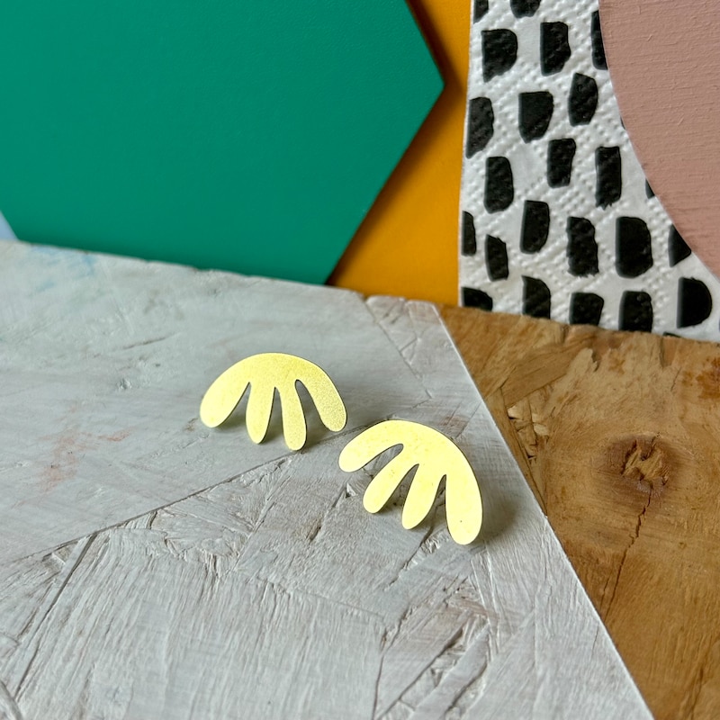 Black - Matisse Cut Out Earrings main image 1