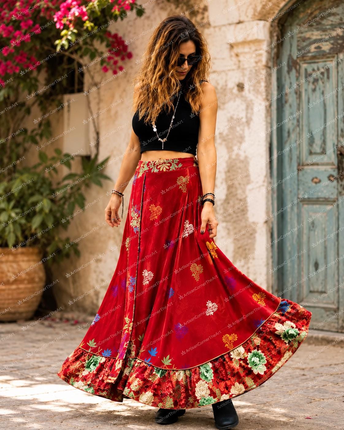 Indian Long Skirt - Etsy