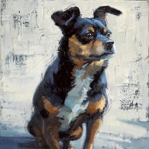 Chihuahua Dog Portrait Giclée Fine Art Print