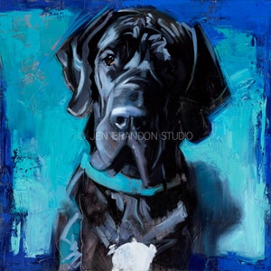 Tucker the Great Dane Giclée Fine Art Print