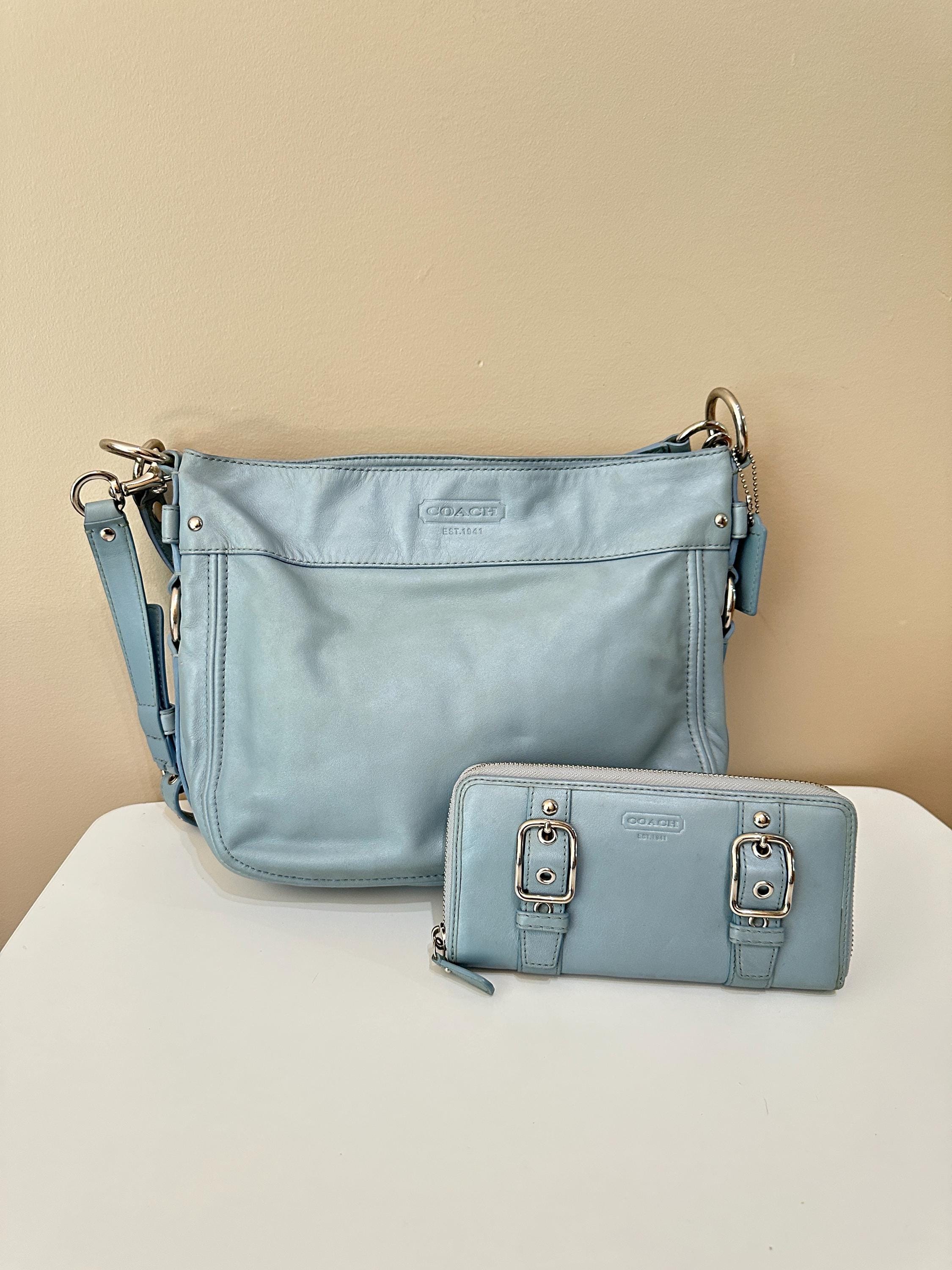 Vintage blue coach purse - Etsy 日本