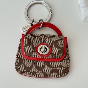 Coach Turnlock Keychain - Etsy