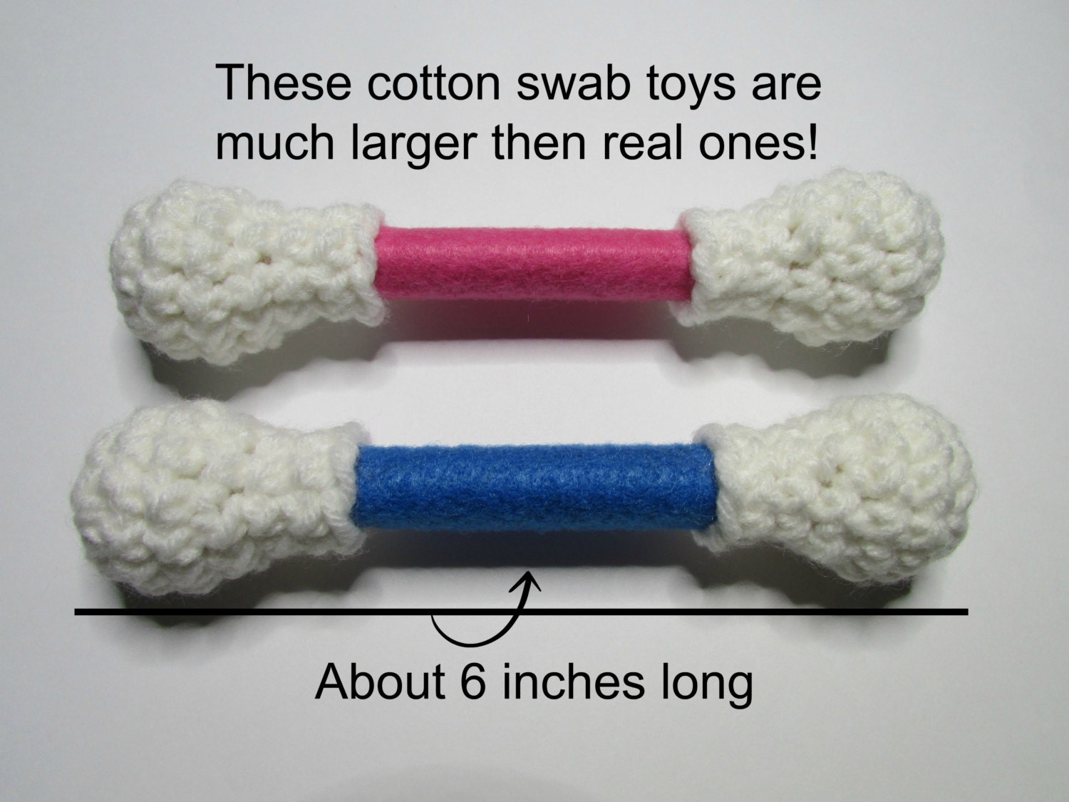 Cat Toy LARGE Cotton Swab Cat Toys Available in Catnip Etsy