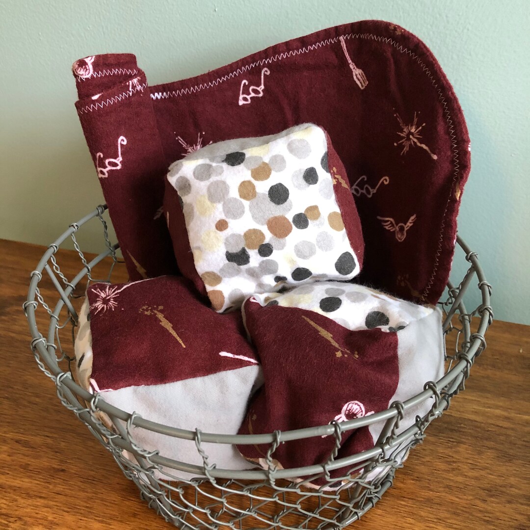 CLEARANCE Harry Potter Soft Rattle Blocks & Burp Cloth Set - Etsy