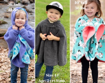 Kleding Jongenskleding Babykleding voor jongens Hoodies & Sweatshirts Poncho arm slits add-on to your poncho order 