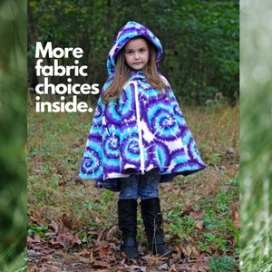 Fleece Car Seat Poncho with Zipper: Toddler & Infant Cape