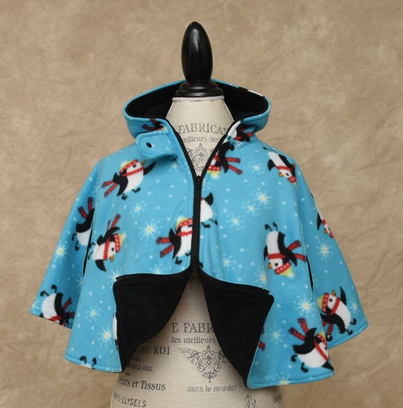 Car Seat Poncho 2t Gender Neutral Fleece Toddler Cat With Zipper