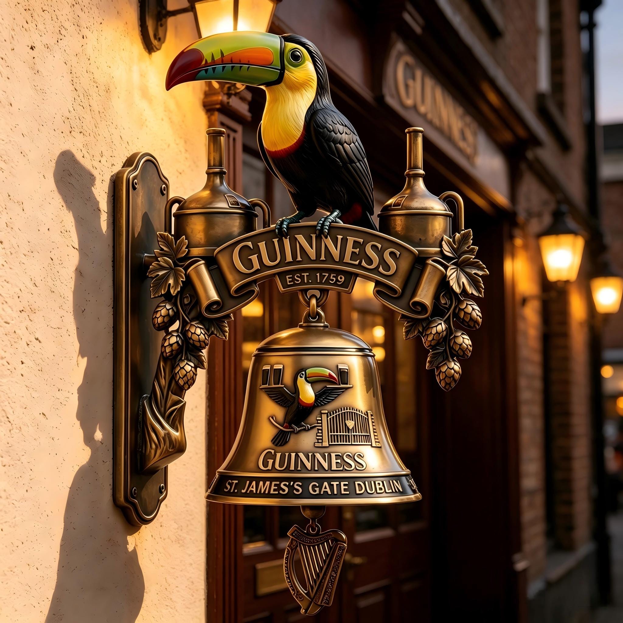 Guinness Toucan Sign - Etsy