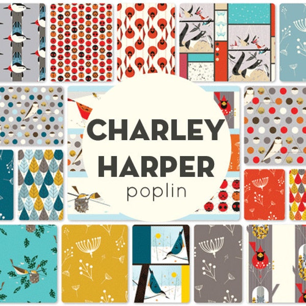 CHARLEY HARPER by Birch Fabrics - Fat Quarter Bundle - Complete Collection of 17 Prints