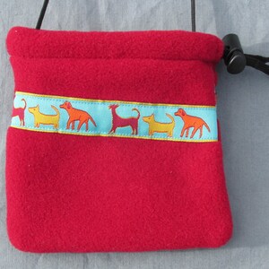 Colorful Dog Trim Treat Pouch