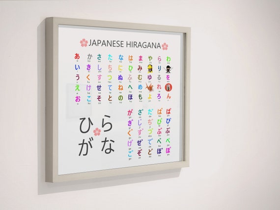 Cute Hiragana Chart