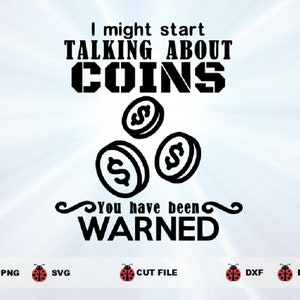 Coin Collector Silhouette Cricut SVG Digital file Quote svg Saying Clip art Vector DXF Pdf Jpg Png Eps