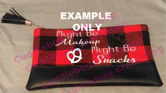 Might Be Makeup Might Be Snacks Silhouette Cricut Svg Digital Etsy