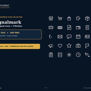 60 Business Icons SVG PNG Bundle | Small Business, Service, Ecommerce, Website and Social Media Icon Set | Commercial End Use
