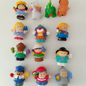 Fischer-Preis Little People Puppen, Vintage 2001- 2004, Ersatzfiguren, Sammlerspielzeug