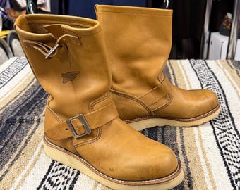 Vintage Tan Suede Roughout RED WING 2965 Hawthorne Abilene Leather