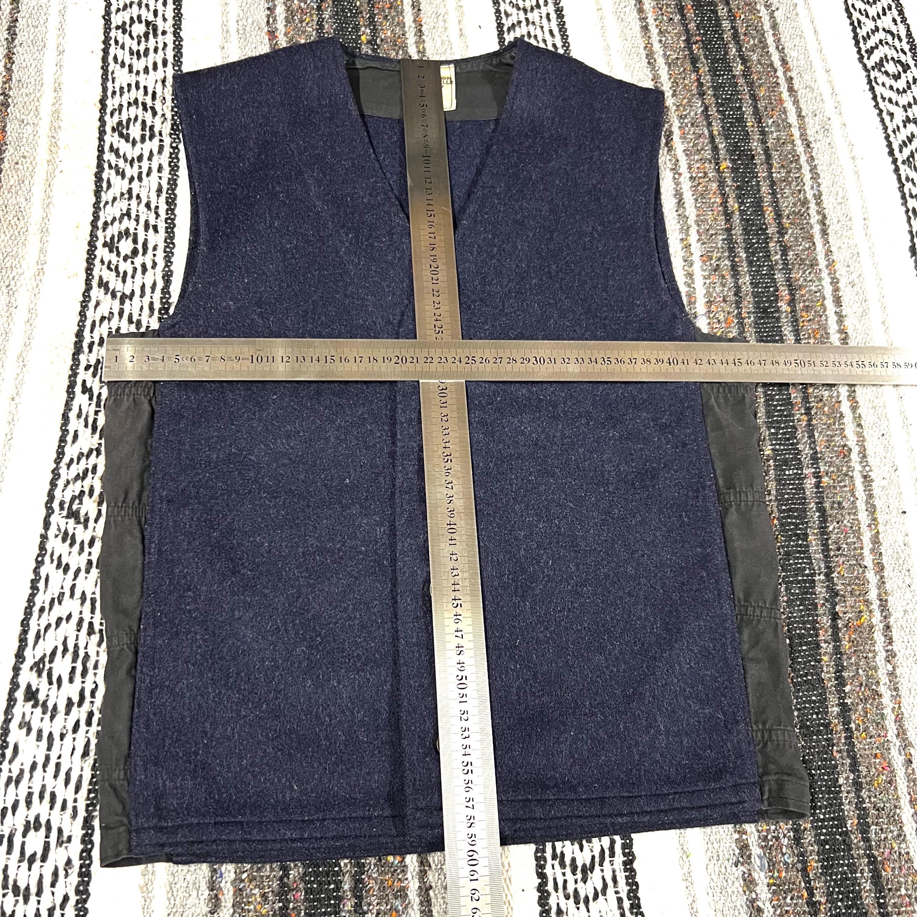 トップス FRENCH ARMY Wool Liner Vest Vintage French Military Confection Industrielle Wool Vest