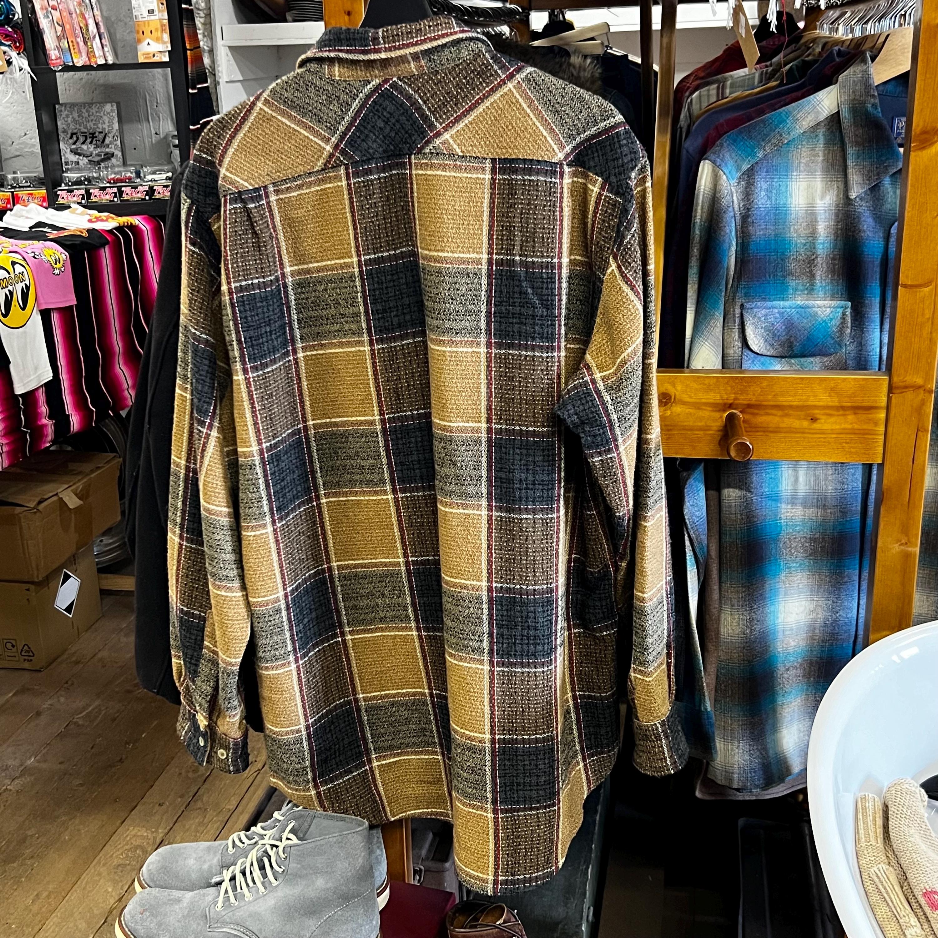 Marlboro Classics Vintage 1990s Checkered Plaid Western Flannel