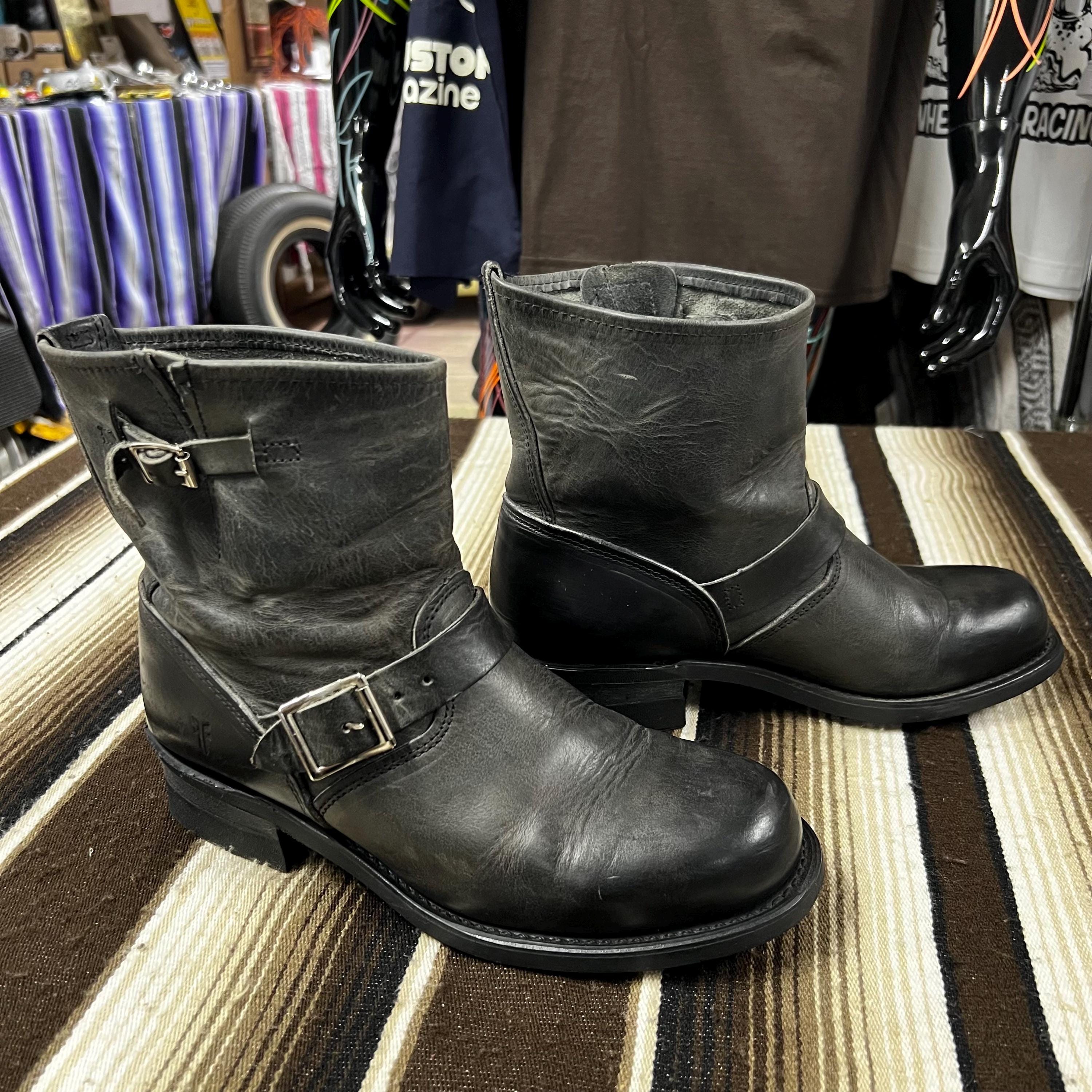 60s Engineer Boots - Etsy Canada