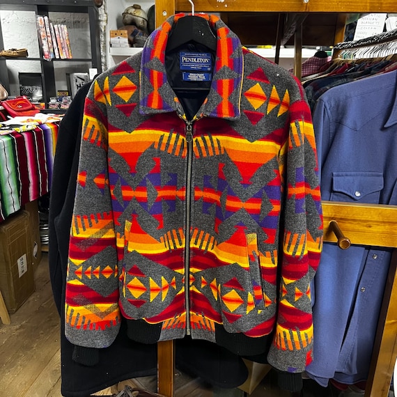 Vintage PENDLETON High Grade Western Wear Pre-owned Golden Orange