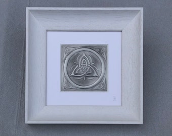 Celtic Trinity in Pewter