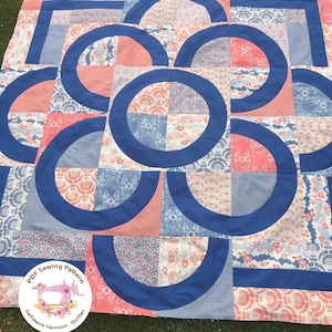 Just Circles Quilt PDF Download Sewing Pattern