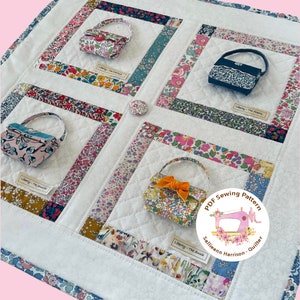 Liberty Handbag Mini Quilt PDF Download Sewing Pattern