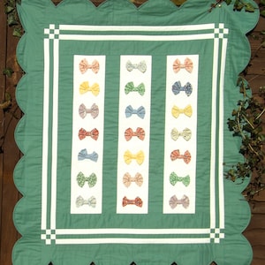 3D Bow Quilt Sewing Pattern | Elizabeth Design (PDF Download)