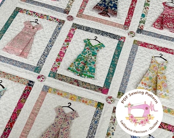 Liberty Dresses Quilt PDF Sewing Pattern