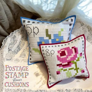 Flower Stamp Cushions PDF Sewing Pattern