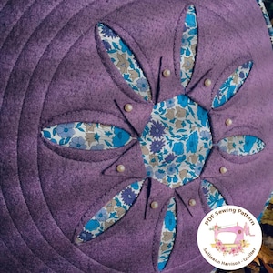 Japanese Origami Flower Cushion PDF Download Pattern