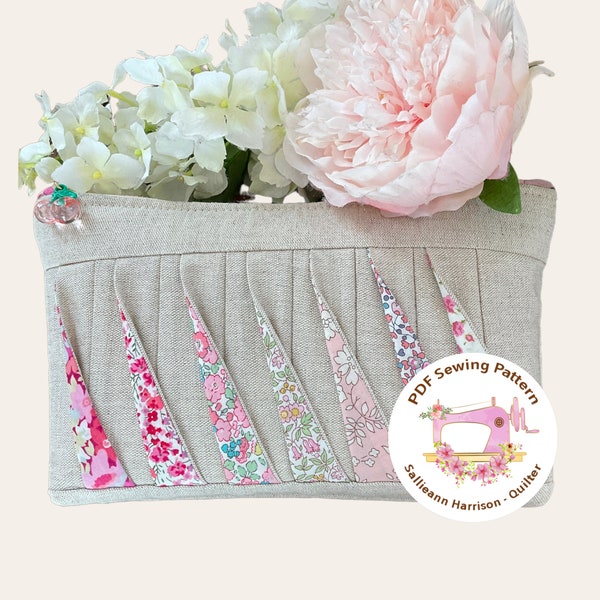 Liberty Pleats Pouch - PDF Sewing Pattern