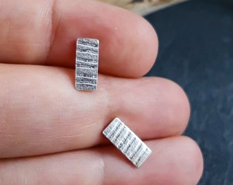 nurse earrings, nurse jewelry, doctor jewelry, nurse gift, doctor gift, minimalist earrings, health worker gift, silver earrings for nurse