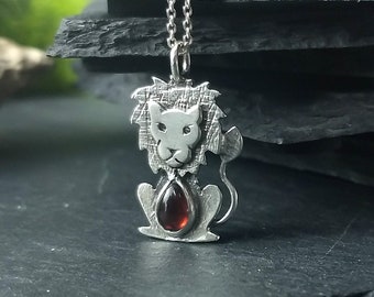 Lion pendant, silver lion pendant, 925 silver lion, lion jewelry, lion zodiac necklace, kid lion jewelry, 925 lion pendant, zodiac jewelry,