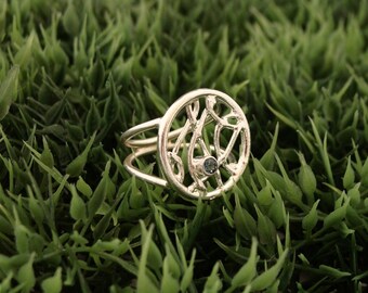 Hawaïen Véritable 925K Argent Sterling Ananas 2 Ton Boucles D'Oreilles